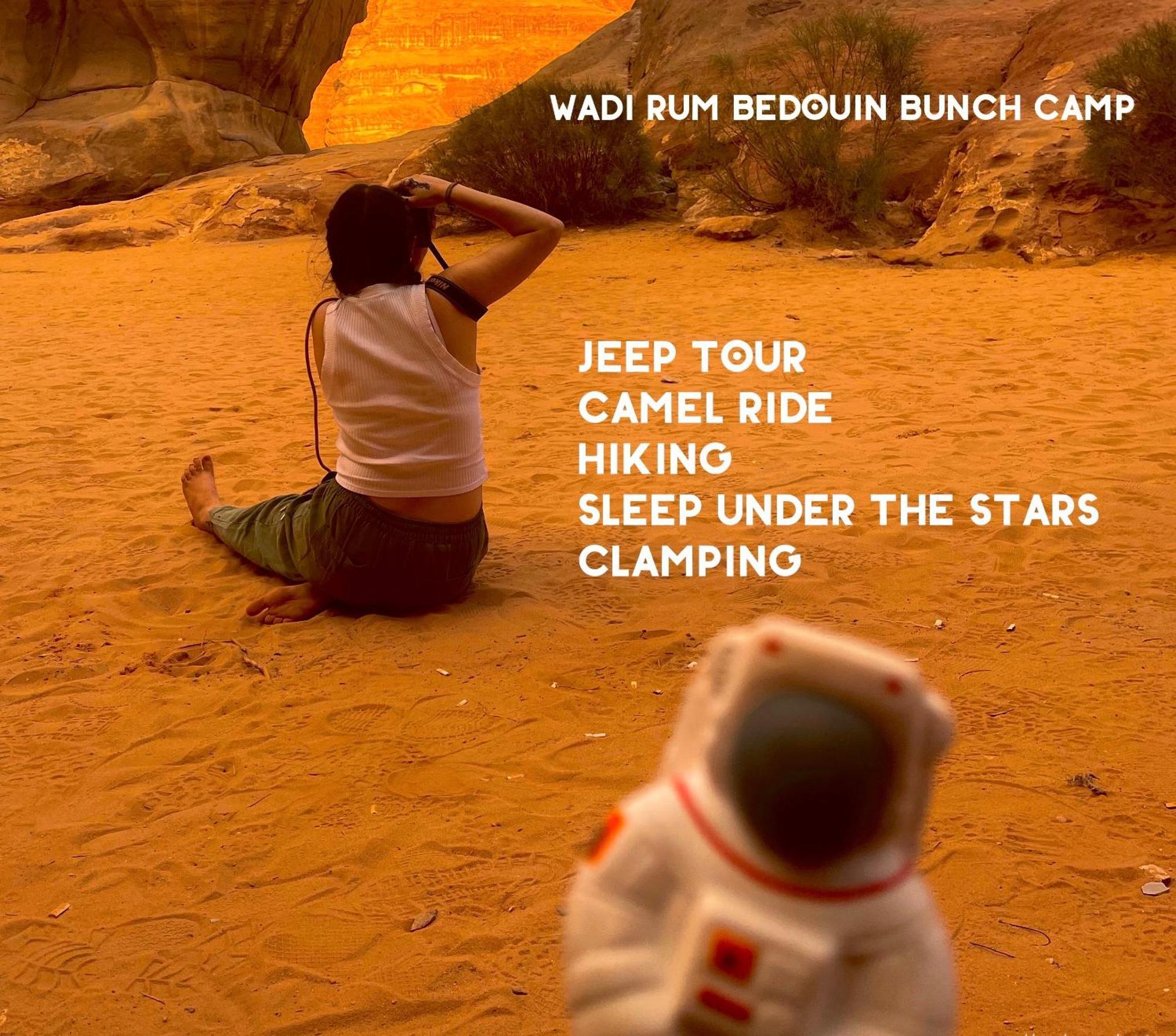 ホテル Bedouin Bunch Camp ワディ ・ラム エクステリア 写真